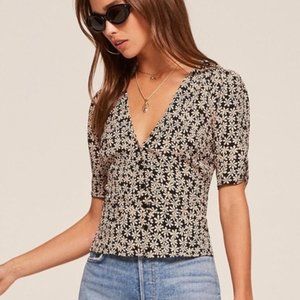 Reformation Ada Top Daisy XSmall